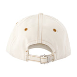 Tobacco Ami De Coeur Cap - AMI Paris - Cotton - White