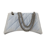 Hobo Crush S Bag - Balenciaga - Denim - Blue