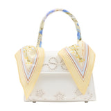 Floral Mini Bag - SELF PORTRAIT - Linen - Ivory