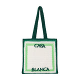 Crochet Shopper Bag - Casablanca - Cotton - Green