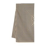 Signature Monogram Silk Scarf Scarf - TOTEME - Silk - Black