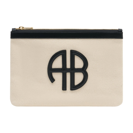 Lili Clutch - ANINE BING - Cotton - Beige