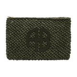 Rio Clutch - ANINE BING - Raffia - Green