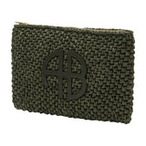Rio Clutch - ANINE BING - Raffia - Green