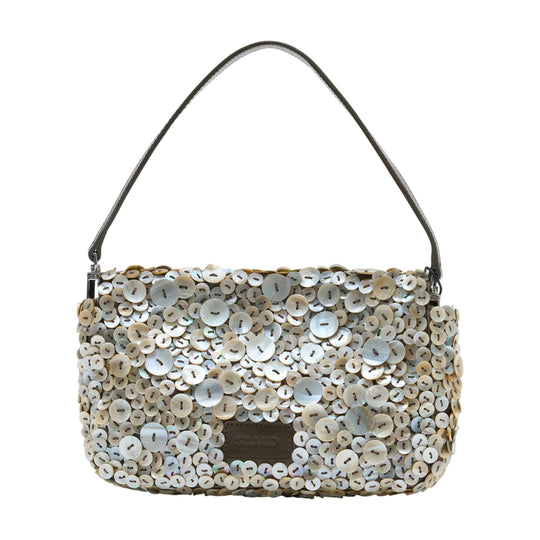 Timmy Convertible Shoulder Bag - Staud - Synthetic - Silver