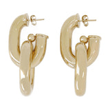 Xl Link Hoops Earring - Paco Rabanne - Gold - Metal