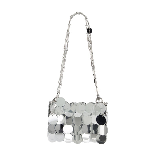 Sparkle Nano Purse - Rabanne - Polyester - Silver