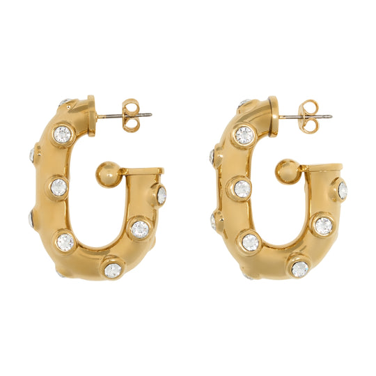 Earrings - Rabanne - Metal - Gold