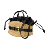 Shuffle Mini Bag - Balmain - Raffia - Neutral
