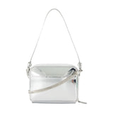 Cloud Chained Mirror Purse - Courreges - Leather - Silver