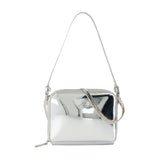 Cloud Chained Mirror Purse - Courreges - Leather - Silver
