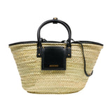 The Soli Basket - Jacquemus - Raffia - Beige