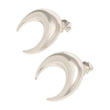 Moon Earrings - Marine Serre - Silver - Silver
