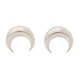 Moon Earrings - Marine Serre - Silver - Silver