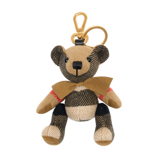 Ls Thomas Check Keychain - Burberry - Cashmere - Beige