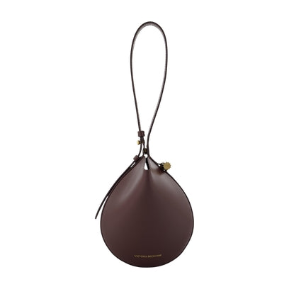 Mini Dia Purse - Victoria Beckham - Leather - Burgundy