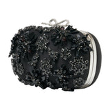 Clutch - SELF PORTRAIT - Silk - Black