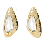 Hammered Earrings - SELF PORTRAIT - Metal - Gold
