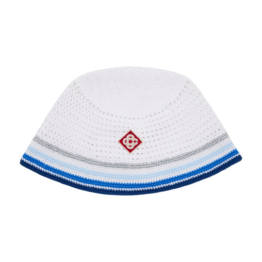 Crochet Bob Stripe - Casablanca - Cotton - White