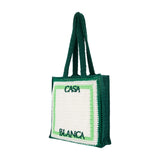 Crochet Shopper Bag - Casablanca - Cotton - Green