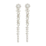 Drip Earrings - Simone Rocha - Crystal - Ivory