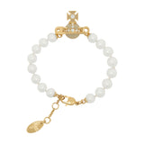 Kitty Pearl Bracelet - Vivienne Westwood - Metal - Gold