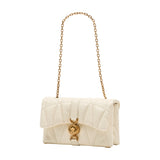 Kleio Mini Shoulder Bag - Versace - Leather - Beige