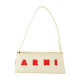 Museo Shoulder Bag - Marni - Leather - White