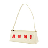 Museo Shoulder Bag - Marni - Leather - White